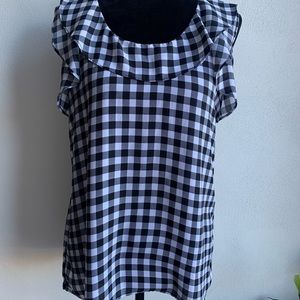 LOFT Checkered Tank Top